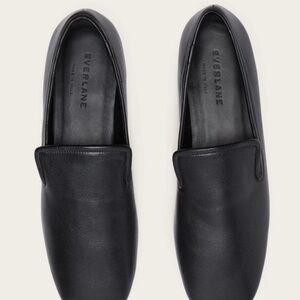 Everlane Day Loafer Modern Slipper Comfort Black Leather Women's Size 8.5 Office